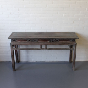 Chinese sidetable in landelijke kleurstelling 126 x 35