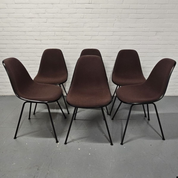 set van 6 Ray & Charles Eames DSX stoelen voor Vitra 2016