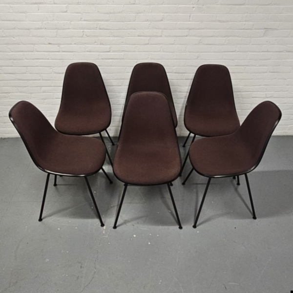 set van 6 Ray & Charles Eames DSX stoelen voor Vitra 2016 - Afbeelding 4