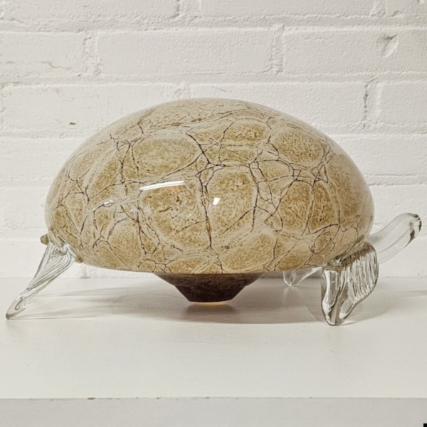 Murano kristallen schildpad. Groot formaat. Lengte 40 cm - Afbeelding 5