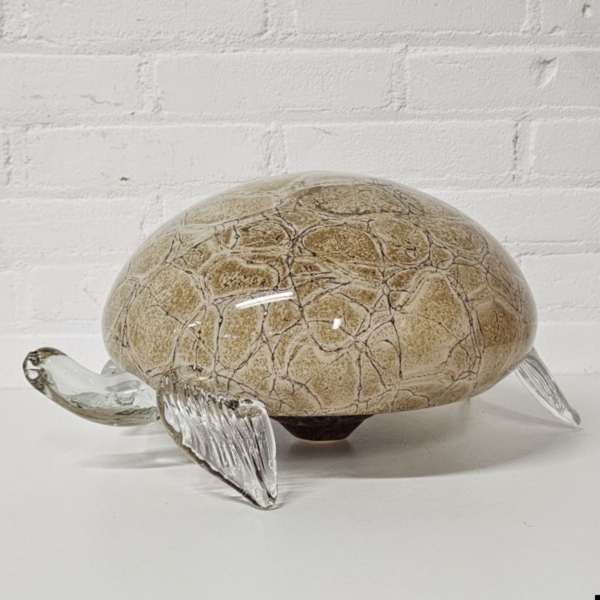 Murano kristallen schildpad. Groot formaat. Lengte 40 cm - Afbeelding 4