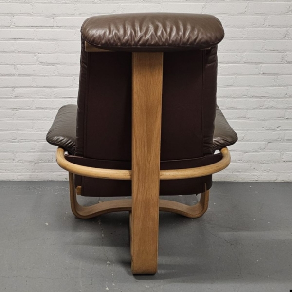 Westnofa Furniture Vestlandske leren fauteuil, model Mantra - Afbeelding 4