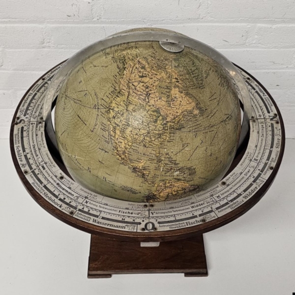 Prachtige globe 'Columbus Erdglobus' in Art Deco standaard. Hoogte 50 cm - Afbeelding 6