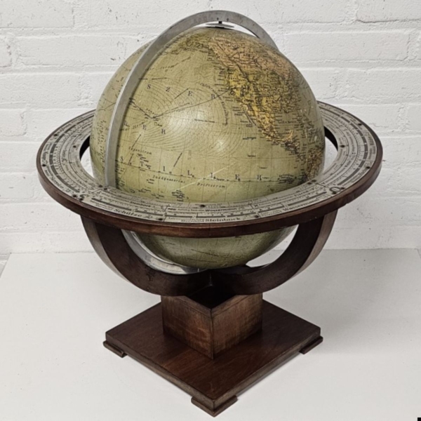 Prachtige globe 'Columbus Erdglobus' in Art Deco standaard. Hoogte 50 cm - Afbeelding 3