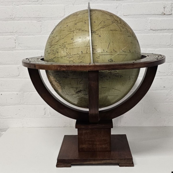 Prachtige globe 'Columbus Erdglobus' in Art Deco standaard. Hoogte 50 cm - Afbeelding 7