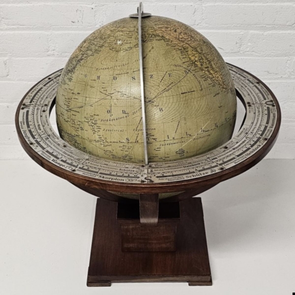 Prachtige globe 'Columbus Erdglobus' in Art Deco standaard. Hoogte 50 cm - Afbeelding 8