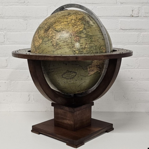 Prachtige globe 'Columbus Erdglobus' in Art Deco standaard. Hoogte 50 cm - Afbeelding 2