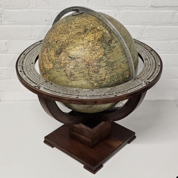 Prachtige globe 'Columbus Erdglobus' in Art Deco standaard. Hoogte 50 cm - Afbeelding 9